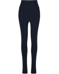 Nocturne - High Rise Full Length Knit Pants - Lyst