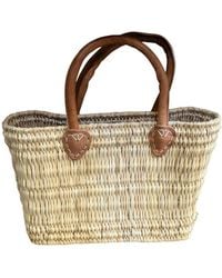 Berber Leather - Neutrals The Safi Small Basket Tote - Lyst