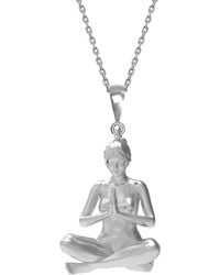 Nowart Jewelry - Sukhasana Pose Yoga Necklace - Lyst