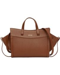Saonara Brand - Mini Shopping Bag Chestnut Leather - Lyst