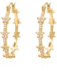Luna Charles - Aneira Star Hoop Earrings - Lyst