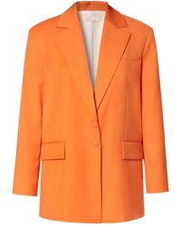 AGGI by HALEWSKI - Elena Sun Oversized Double Breasted Blazer - Lyst