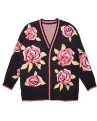 Saachi - Flower Print Multi Cardigan - Lyst