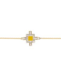 Sheida Farrokhi - Minimal Flower Bracelet - Lyst