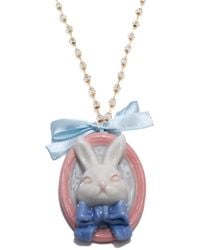 H2 Studio - Grumpy Bunny Portrait Rabbit Multi Use Brooch Pendant Necklace Light - Lyst