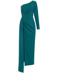 Tia Dorraine - Iconic Glamour Draped Long Dress - Lyst