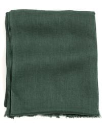Variously - Moss Dark Soft Linen Silk Handwoven Artisanal Scarf - Lyst