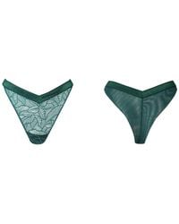 Bott Lingerie - Soft Lace Tanga Brief La Teuf - Lyst