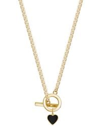Rejected Hearts Club - Toggle Clasp Heart Necklace Crush - Lyst