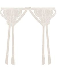 Journelle - Natalia Suspender Belt Alabaster - Lyst