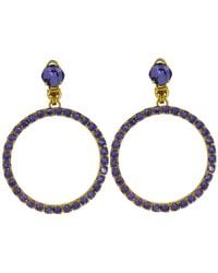 Vickisarge - The Medium Hoop Earrings - Lyst