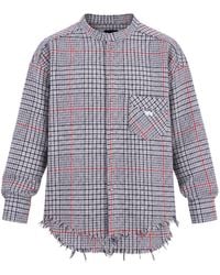 mysimplicated - Oversized Checkered Long Sleeve Shirt Shirt - Lyst