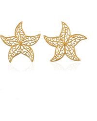 Milou Jewelry - Starfish Earrings - Lyst