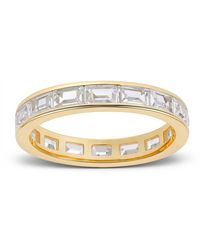 Kylie Harper - Channel-Set Baguette Diamond Cz Eternity Band Ring - Lyst