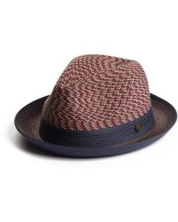Dasmarca Hats - Dasmarca Enzo Copper Multi Coloured Summer Trilby Packable Hat For - Lyst