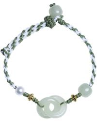 seree - Baby Collection Peace Buckle Jade Interlocking Hoop Baby Bracelet Anklet - Lyst
