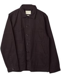 Uskees - Drill Overshirt With Layered Pockets - Lyst