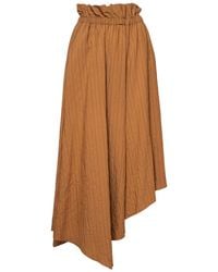 ARTISTA - Move Asymmetric Midi Skirt - Lyst