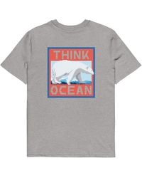 Anchor and Crew - Heather Think Ocean Polar Bear Pixel Art Organic Cotton T-Shirt - Lyst