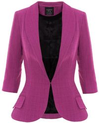 AVENUE No.29 - Structured Boucle Blazer - Lyst