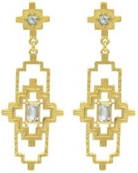 Zoe & Morgan - Munay Earrings Aquamarine - Lyst