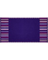 Pink Maharani - Cashmere Stole With Fringed Edges - Lyst
