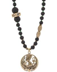 Ebru Jewelry - Black Divine Queen Nefertiti Necklace - Lyst