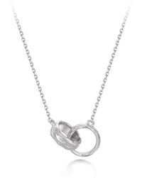 Didier Dubot - Sensuelle Raw Textured Double Ring Necklace - Lyst