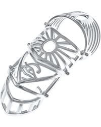 Lucy Quartermaine - Solid Sterling Egyptian Armour Ring - Lyst