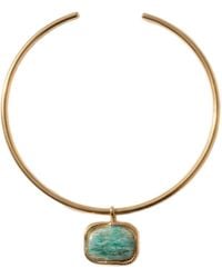 Divine Aria - Amazonite Choker Necklace - Lyst