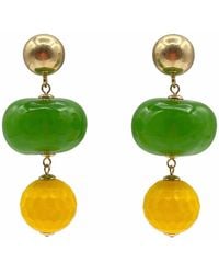 Michael Nash Jewelry - Analise Triple And Resin Pierced Earrings - Lyst