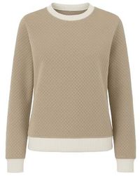 Conquista - Neutrals Trim Detail Sweatshirt - Lyst