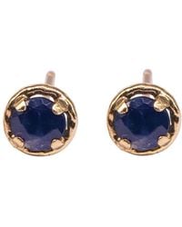 Lily Flo Jewellery - Sapphire Stud Earrings - Lyst