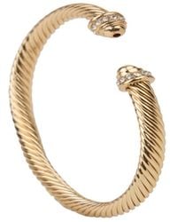 Saachi - Iconic Cable Statement Cuff - Lyst