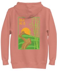 Anchor and Crew - Cocktail Great Wall Of China Landmark Cotton Blend Hoodie - Lyst