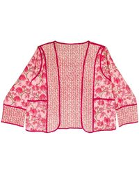 Inara - Cherry Blossom Reversible Quilted Cotton Jacket - Lyst