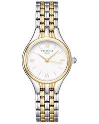 ROSEFIELD - Muse Dial Two Tone Bracelet Watch - Lyst