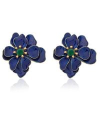 Milou Jewelry - Violetta Flower Earrings - Lyst