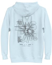 Anchor and Crew - Sky Gustatory Amsterdam Coffee Scene Cotton Blend Embroidered Hoodie - Lyst