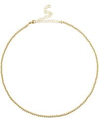 Olivia Le - 3Mm Beaded Bubble Necklace - Lyst