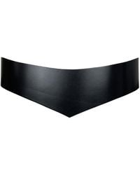 Haute Cuir - Slim Vixen Leather Belt - Lyst