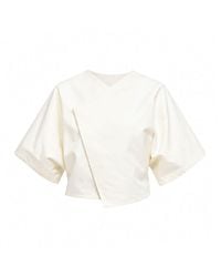 Elamins - Angle Button Balloon Top - Lyst