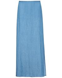 Audrey Vallens - Urban Maxi Tencel Skirt - Lyst