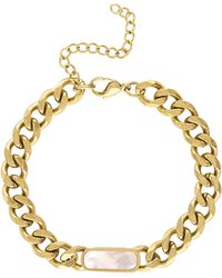 Olivia Le - Tessa Cuban Chain Bracelet - Lyst