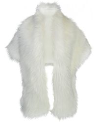 Jennafer Grace - Material Girl Faux Fur Shawl - Lyst