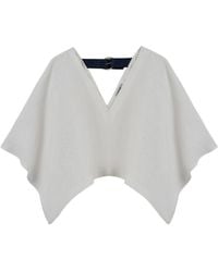 Nocturne - Belt Detail V-Neck Blouse - Lyst