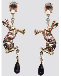 Natalia Petruch - Mystic Rabbit Earrings - Lyst