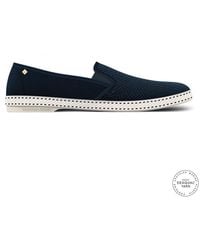 Rivieras - Classic Cotton Canvas Slip-On Loafer With Laces - Lyst