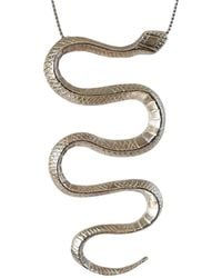 Aki Roc Jewelry - Inca Snake Pendant Necklace Sterling - Lyst