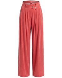 Mirimalist - Loose Coral Maxi Pants - Lyst